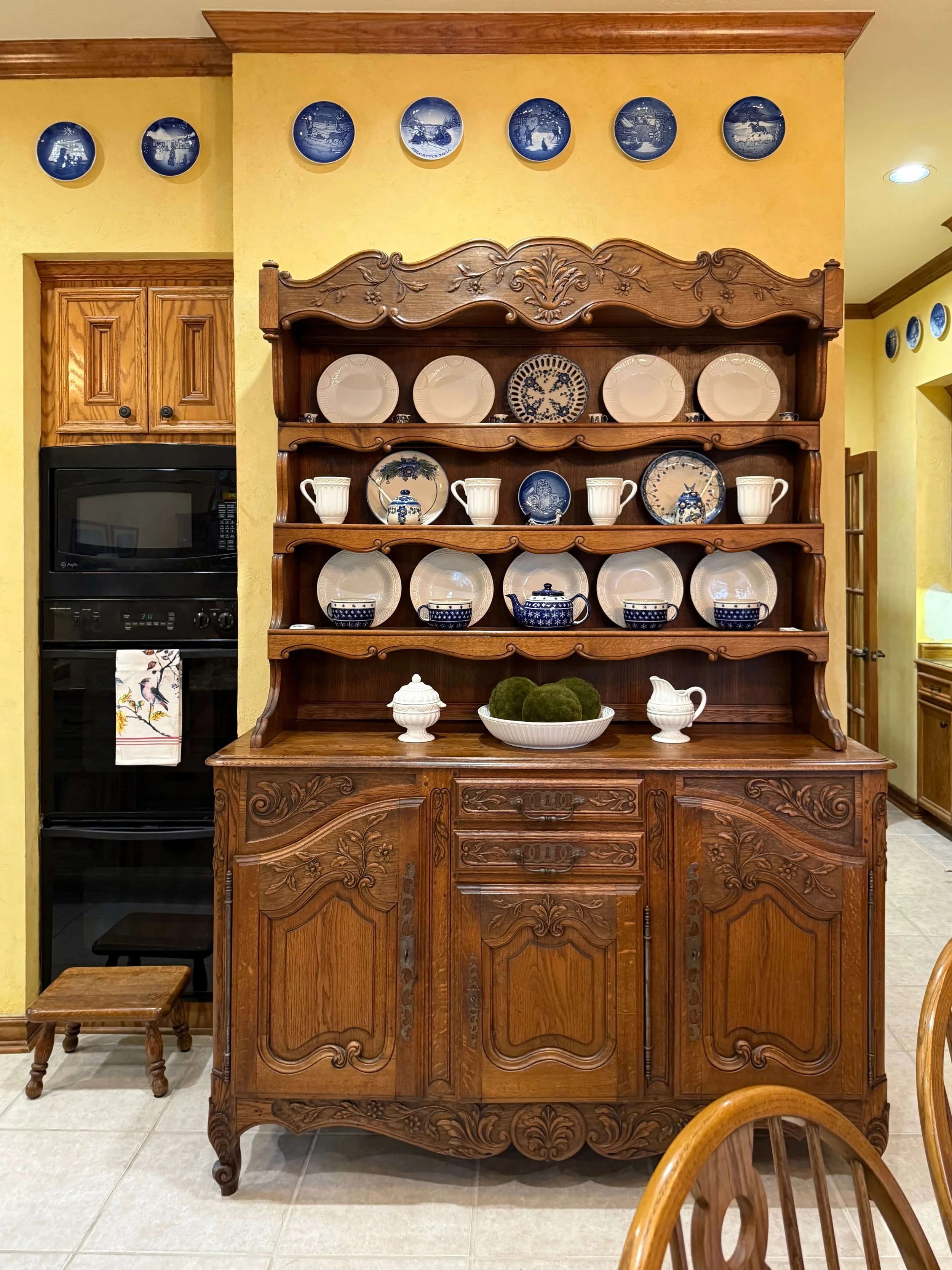 A French Country, Blue and White Kitchen for 2025! — DESIGNED